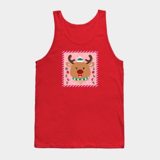 Tweely Deer  Reindeer. logo design Tank Top